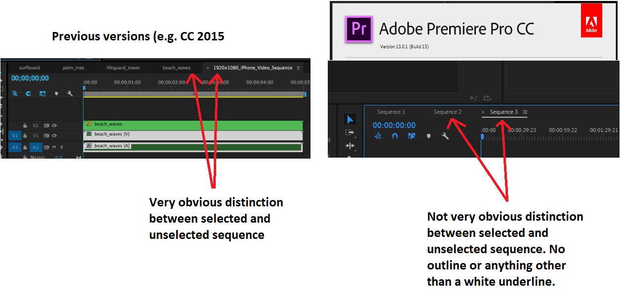 Adobe Premiere interface different on tabs.png